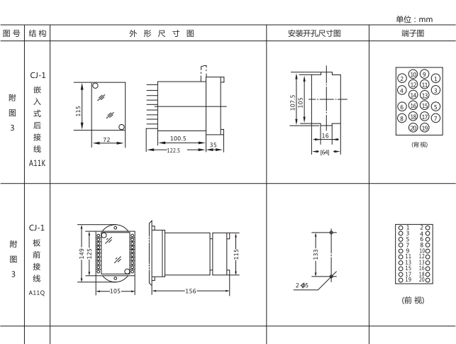 DLS-32A雙位置繼電器外形結構圖片1